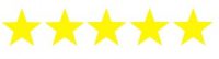 5 stars rating