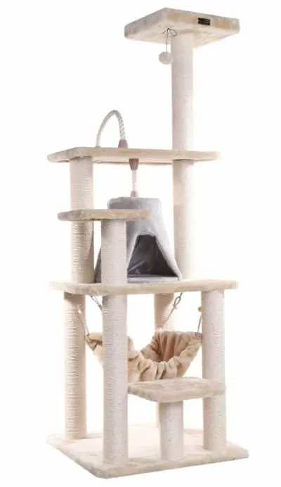 amarkat-2 best cat tree furniture with hammock