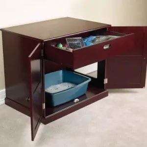 cat litter box furniture meow town