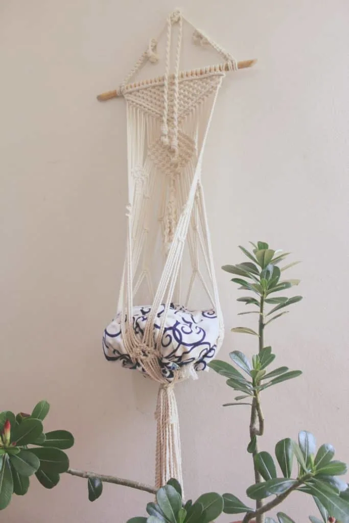 Handmade macrame cat hammocks | Meowcramé by Fluffy Kitty
